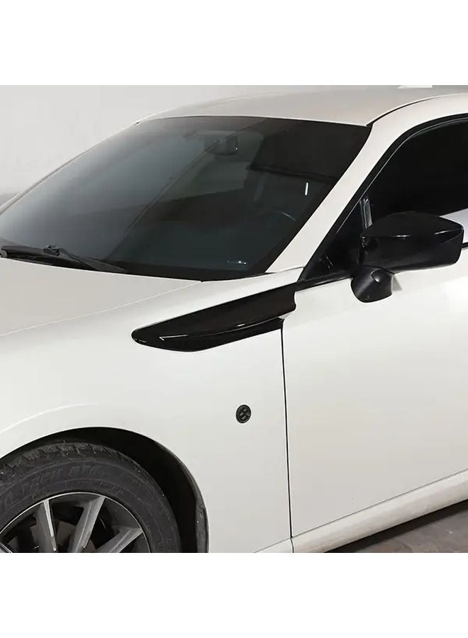 Subaru BRZ Side Fender Blade ABS Modified Accessory Decorative Stickers Piano Black - Image 5
